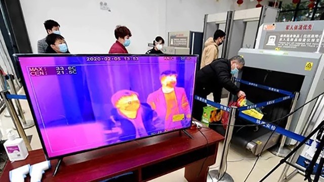 洛陽火車站進站口安裝紅外熱成像測溫儀應對防疫客流高峰期