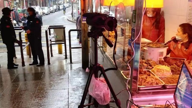 農(nóng)貿(mào)市場配備熱成像人體測溫儀防疫，開啟高科技疫情防控新模式