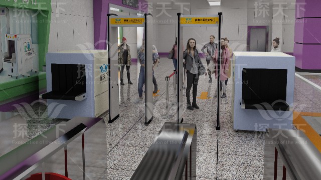 醫(yī)院安裝安檢門(mén)